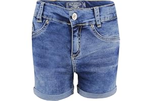 Blue Effect Mädchen Jeans Short mit Beinumschlag