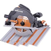 EVOLUTION POWER TOOLS R185CCSX Multi-Material Circular Saw Compatible (Combination Pack 1020 mm with Guide Included), 230 V,