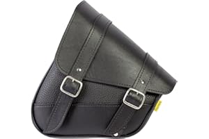 DOWCO Willie & Max Synthetic Leather Swing Arm Bag for Harley-Davidson Softail