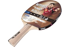 ‎BUTTERFLY Butterfly® Timo Boll Bronze Tischtennisschläger | Tischtennis Racket Bat TT Hobbyschläger für ambitionierte Freizeitspieler | ITTF zertifizierter Addoy Belag | konkave Griffform | Holzfarbig