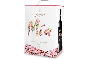 Freixenet Mia Tinto Bag-in-Box (1 x 3,0 l) Spanischer Rotwein in Großpackung; halbtrocken; geschmeidig und ausbalanciert; vollmundig-fruchtig; zu mediterranen Gerichten wie Tapas