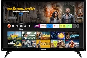 Finlux MH24F 24 inch HD Ready, Smart, Fire TV, Freeview Play, Netflix, YouTube, Prime Video, Disney+, Now TV, TNT Sports, Alexa, HDR10, Dolby Audio, DTS Virtual X, DTS HD
