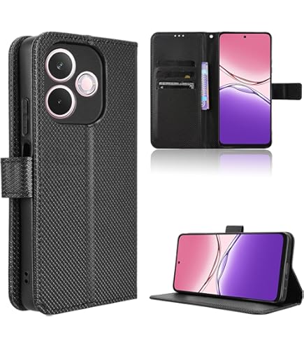 Custodia GOKEN Folio In Pelle Per Black Shark 5 5G – Portafoglio Con Slot E Supporto – Magnetica – Nero