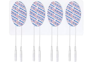 TensCare Elettrodi per il viso – 4 Elettrodi Riutilizzabili, Autoadesivi, Pre-gellati Per Il Viso – Per Il Rassodamento e La Riduzione delle Rughe