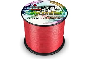 Ashconfish Braided Fishing Line-16 Strands Hollow Core Fishing Wire 100M/109Yards- Abrasion Resistant Incredible Superline Zero Stretch Ultrathin Diameter Woven Thread