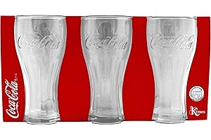 Kemes – Lot de 6 verres à cocktail Coca Cola – 300 ml