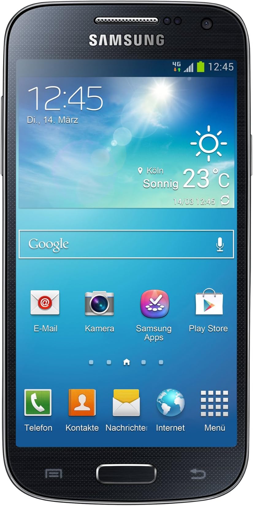 Samsung Galaxy S4 Mini I9195 - Factory Unlocked - International Version - LTE/4G (Black)