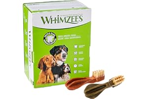 WHIMZEES - Friandise pour Chien - Brosse à Dents - Etoile - Medium - 75 pièces