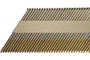 JWS Lot de 2000 clous à bande D galvanisés 34° pour BeA Bostitch Paslode 80 mm