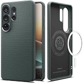 Spigen Galaxy S26 Ultra ile Uyumlu Magnet Kılıf Liquid Air Mag Fit Abyss Green - ACS11026