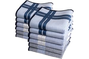 MERRYSQUARE 12 pañuelos de caballero - Modelo "Hamilton" - 40 centimetros