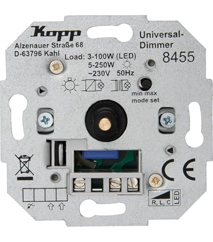 Kopp Vision VIS-dimpl staal (493320180