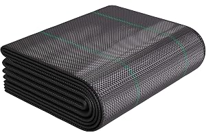 GardenGloss 20m² Anti-Ogräsduk 100g/m² – Vattengenomsläpplig och Rivstark – Ogräsduk Trädgårdsduk med Hög UV-Stabilisering