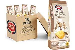 PATA | Patatine Gusto Tartufo Metodo Artigianale, Senza Glutine, Con Olio di Semi di Girasole Alto Oleico, con Aromi Naturali, 10x100g