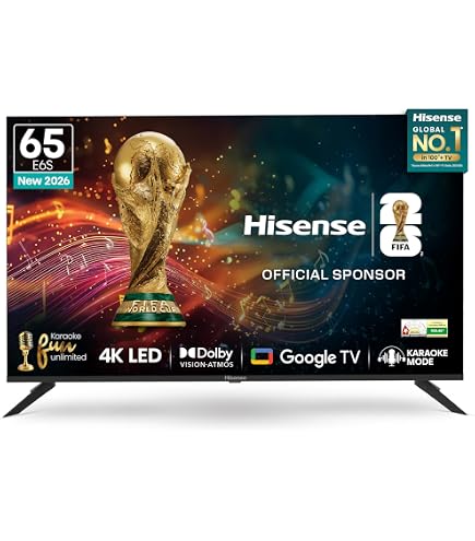 Hisense 164 cm (65 Inches) 4K Ultra HD Smart QLED TV | Dolby