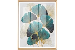 DCIDBEI (40x50cm) 5D DIY Carré Plein Forage Ginkgo Biloba Peinture par Diamants pour Adultes Point De Croix Kit Diamant Art Kits Famille Strass Broderie