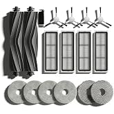 JoyBros Dreame L10s Ultra, L10 Ultra, Dreamebot L10s Pro i&ccedil;in yedek aksesuar/silme bezleri X4; Filtre X4; ana fır&ccedil;alar X2; ya