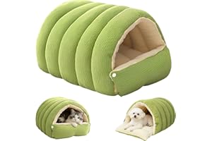 PIPIHOME Cozy Monster Cat Bed, Pet Bed for Indoor Cats, Warm Cat House Cave for Winter, Removable Washable Dual-Purpose Pet Nestc for Cats Kittens and Small Dogs