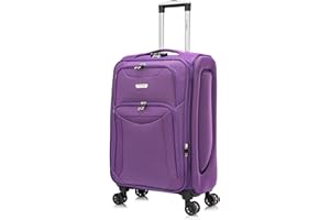 FLYMAX Cabine Carry on Flight Bag Approuvé Bagage à Main Case Soute Valise 55x35x20 Convient à Ryanair Easyjet Jet 2 56x45x25