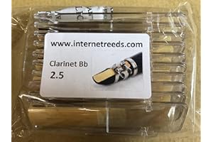 Anches pour Clarinette Bb 2.5 Paquet de 10 Qualité Premium Longue Durée pour Musiciens Professionnels et Amateurs - Internetreeds