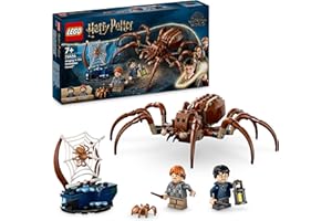 LEGO Harry Potter Aragog im Verbotenen Wald, Fantasy-Spielset mit Spinnen-Figur, Fabelwesen, 2 Minifiguren, magisches Geschenk für Jungen, Mädchen und Fans ab 7 Jahren 76434
