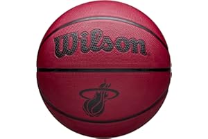 Wilson Pallone da Basket NBA Team Tribute Solid, Con Cuciture Pro, Stabilità Dell'Aria e Rivestimento Ad Alte Prestazioni, Per Giocare All'Aperto, Squadra: Milwaukee Bucks, Colore: Verde, Taglia: 5