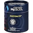 MyONE Custom Fit Snug Sized Condoms | Tailored Width & Length | Max Pleasure | Triple Tested Softer Latex | Lubricated | Nontoxic, Vegan, Non-GMO | 45E: Width 45 mm (45), Length 144 mm (E)