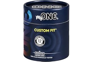 MyONE Custom Fit Snug Sized Condoms | Tailored Width & Length | Max Pleasure | Triple Tested Softer Latex | Lubricated | Nontoxic, Vegan, Non-GMO | 45C: Width 45 mm (45), Length 120 mm (C)