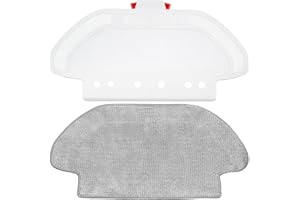 KiimSin accessoires pour Xiaomi Mi Mop 2S, Mop Pro, Mop P, S12, S10 EU, STYJ02YM, pour Viomi V2 Pro, V3 SE aspirateur robot, pièces de rechange pour Chiffons, Chiffons de nettoyage avec support