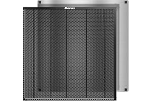 Dofiki table laser nid d'abeille 500 x 500mm table de travail pour graveur laser, nid d'abeille laser 19.7" x19.7" lit laser nid d'abeille Compatible avec la série D 1 et la plupart des gravures laser