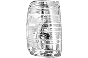 DYNAMIC PARTS QUALITY CAR SPARES Wing Mirror Indicator Lamp Lens Clear Left Passenger Side Compatible For Ford Transit MK8 2014 Onwards BK3113B381AB 1847387 1823875