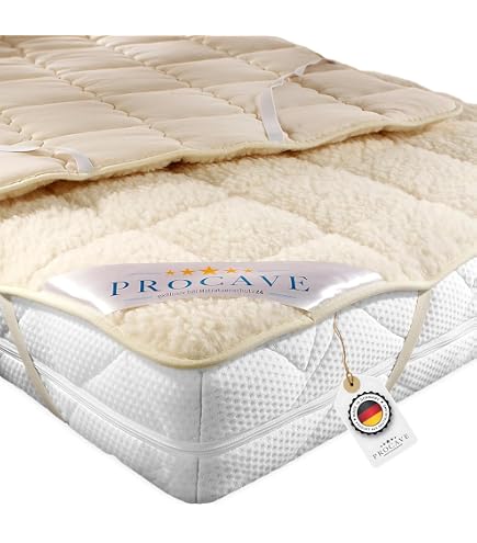 KokotY Wool Mattress Protector Pad Keep Warm Mattress