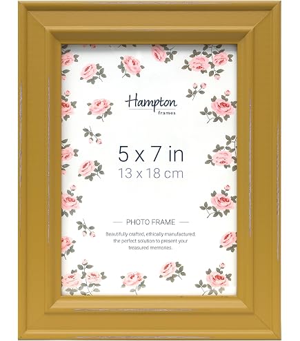 Hampton Frames Cornice portafoto legno invecchiato 15x20 cm blu