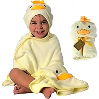 Cape De Bain Bébé Sweety Fox - Capuche Renard - 70x70 Cm Coton Bio OEKO-TEX - Idéal Naissance