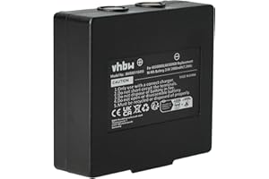 vhbw 1x batteria sostituisce Hetronic 900, 68300900, 68300600, HE900 per Radiocomando Industriale, Telecomando (2000mAh, 3,6V, NiMH) - Nero