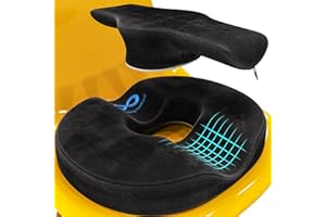 Everlasting Comfort Donut Pillow - 2 in 1 Seat Cushion - Supports Hemorrhoid and Tailbone Pain