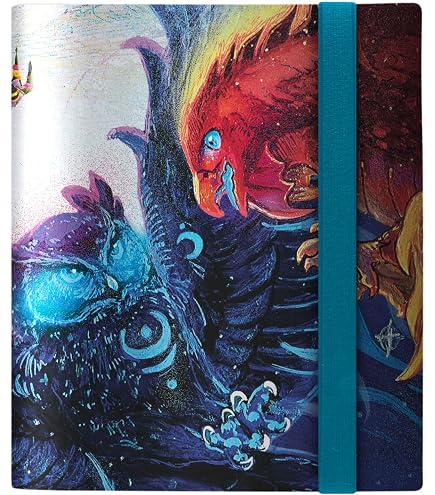 Ultra Pro 9-Pocket PRO-Binder Für Magic: The Gathering Bloomburrow – Mit Key Art, 360 Karten, Salbeigrün