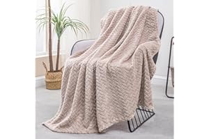 Exclusivo Mezcla Color Camello Manta Polar - Manta Sofá, Manta Franela para Cama, Doble Cara Suave, Todas Estaciones y Lavable a Máquina, 130x170 CM