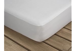 GAMUSI Ochraniacz na materac, Pokrowiec na materac Soft Terry, Wodoodporny, przeciwroztoczowy 120 x 190/200 cm