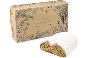 ‎BÄCKEREI SPIEGELHAUER Bäckerei Spiegelhauer Christstollen Bio Stollen 1 kg aus Sachsen Stollen im Präsentkarton ohne Palmöl Stolle