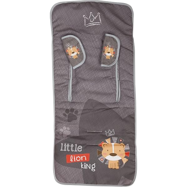 Interbaby Kinderwagen-Bezug Panda Grau – Atmungsaktive Sommerhülle 83x33 Cm