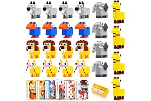 ESSALOO 24Pcs Temperamatite Gadget Compleanno Bambini Stile Animale, Doppio uso di Blocchi e Temperamatite, Ideale per Regalini Fine Festa Compleanno