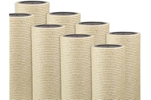 Kratzbaumland 15 cm Deluxe-Sisalstamm mit 8 mm Sisalseil Länge: 35 cm/Gewinde: 8 mm (M8)