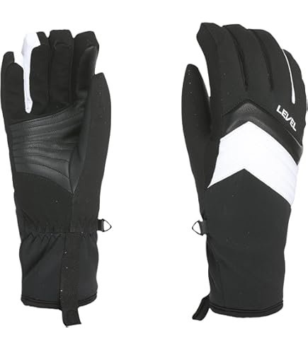 Level Astra W Gore-Tex - Guanti Sci Donna In Nylon E Pelle, Guanti Donna Invernali Protettivi, Impermeabili E Traspiranti, Guanti Termici Con Polsino In Pelliccia, Abbigliamento Neve Donna, 1 Paio