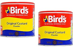 Bird's Custard Powder Original Lot de 2 sachets de poudre 10,6 Vanille 300 g