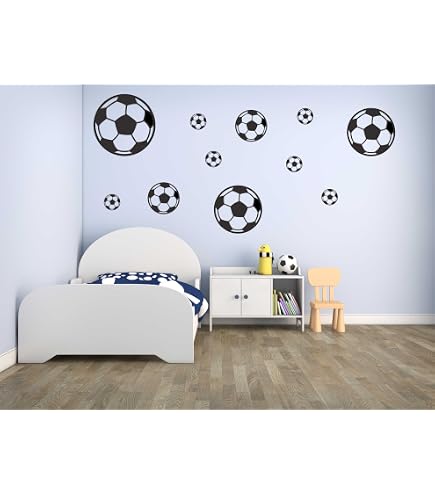 Kleb-Drauf Fußball-Wandtattoo - 13 Coole Bälle Al Produktbild-Vorschau 2