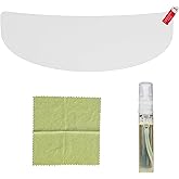 NIKAVI Motorcycle Helmet Visor Protector - Helmet Face Shield Insert Fog-Resistant Clear Visor for Riding in Humid Cold Weath