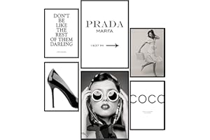 Urhome Poster Set Coco A3 Bilder für Schlafzimmer Esszimmer Wohnzimmer Deko (2x A3 + 4x A4) Kunstdruck 6 teilig Wandposter Motive Bilderwand ungerahmt