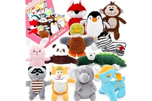 SharloVY Juguetes chirriantes para perros pequeños, juguetes de peluche para cachorros, juguetes para perros pequeños a medianos, juguetes para perros blandos para perros de peluche