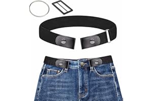 Nifogo Cómodo cinturón elástico Invisible Cinturón Elástico Sin Hebilla para Hombre para Mujer de la Ajustable para Cualquier Persona de Talla